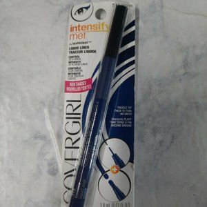 CoverGirl Intensify Me Eyeliner, Paddle Tip, 315 Sapphire, Liquid Liner Blue NWT